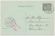 Briefkaart Den Helder 1914 - Sergt. Hofm. Hr. Ms. Koningin Emma
