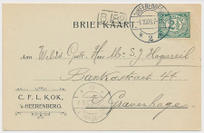 Firma briefkaart s Heerenberg 1909 - C.F.L. Kok