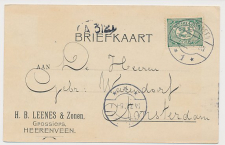 Firma briefkaart Heerenveen 1910 - Grossier 