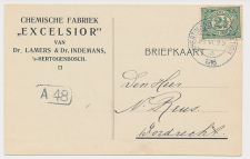Firma briefkaart s Hertogenbosch 1916 - Chemische Fabriek 