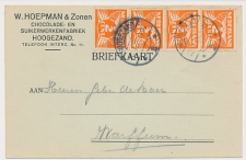 Firma briefkaart Hoogezand 1926 - Chocolade- Suikerwerkenfabriek