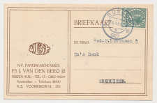 Firma briefkaart Huizen 1927 - Papierwarenfabriek