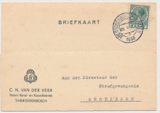 Firma briefkaart s Hertohenbosch 1933 - Band- en Koordfabriek