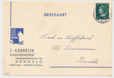 Firma briefkaart Hengelo 1946 - Schildersbedrijf