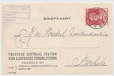 Firma briefkaart Hengelo 25 - Centraal Station Stroomlevering