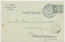 Firma briefkaart Kampen 1913 - Bloemenmagazijn