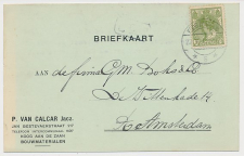 Firma briefkaart Koog Zaandijk 1917 - Bouwmaterialen