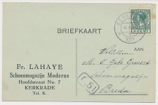 Firma briefkaart Kerkrade 1927 - Schoenmagazijn