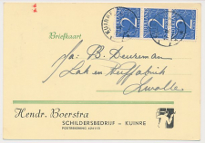 Firma briefkaart Kuinre 1949 - Schildersbedrijf