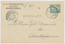Firma briefkaart Nieuwe Pekala 1906 - Grossier