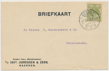 Firma briefkaart Bussum 1918 - Boomkwekerij