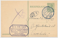 Briefkaart Oosterbeek 1929 - Behangerij - Stoffeerderij