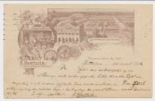 Firma briefkaart Rotterdam 1912 - Bloemkweekerij New Garden