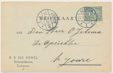 Firma briefkaart Terhorne 1915 - Scheepsbouw