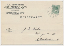 Firma briefkaart Ulft 1930 - Houthandel Het Anker