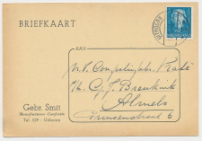 Firma briefkaart Uithoorn 1952 - Manufacturen - Confectie 