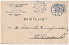 Firma briefkaart Veendam 1911 - Stroocartonfabriek