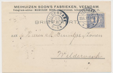Firma briefkaart Veendam 1911 - Meihuizen Boon s Fabrieken