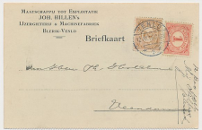 Firma briefkaart Blerik Venlo 1916 - IJzergieterij 