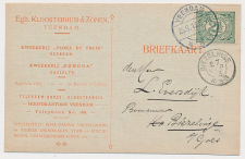 Firma briefkaart Veendam 1913 - Kweekerij