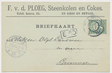 Firma briefkaart Veendam 1910 - Steenkolen - Cokes 