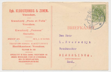 Firma briefkaart Veendam 1918 - Kweekerij