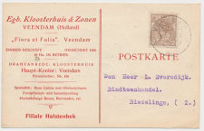 Firma briefkaart Veendam 1924 - Kwekerij