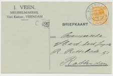 Firma briefkaart Veendam 1925 - Meubelmakerij