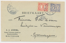 Firma briefkaart Woltersum 1913 - Granen - Zaden - Meststoffen