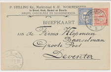 Firma briefkaart Wormerveer 1910 - Brood - Koek - Chocolade etc.