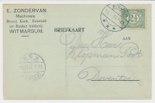 Firma briefkaart Witmarsum 1916 - Brood- Koek- Banket bakkerij