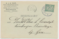 Firma briefkaart Woltersum 1910 - Zaadhandel - Kweekerij