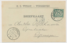 Firma briefkaart Winschoten 1907 - K.E. Witkop