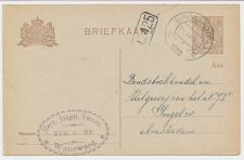 Briefkaart Wanswerd / Birdaard 1922 - Herv. Jongelingsvereniging