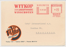 Firma briefkaart Winschoten 1968 - Witkop Groothandel