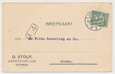 Firma briefkaart Zutphen 1913 - IJzerhandelaar