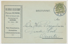 Firma briefkaart Zutphen 1916 - Vleeswaren - Comestibles