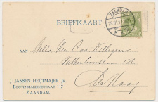 Firma briefkaart Zaandam 1917 - J. Jansen