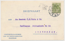 Firma briefkaart Zaandam 1917 - Verf- Vernisfabrikanten