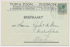 Firma briefkaart Zuidbroek 1927 - Kruidenier - Drogisterij etc.