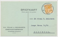 Firma briefkaart Zaandam 1925 - Essencefabrieken