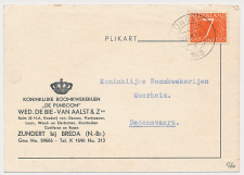 Firma briefkaart Zundert 1955 - Boomkweekerijen
