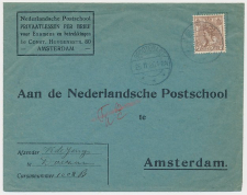 Firma envelop Grootegast  1920 - Nederlandsche Postschool