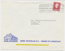 Firma envelop Broek op Langendijk 1976 - Koelhuis Prins Bernard