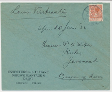 Envelop Delft 1932 - Priesters v.h. Heilige Hart