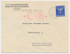 Firma envelop Eysden 1935 - Maastrichtse Zinkwit Maatschappij