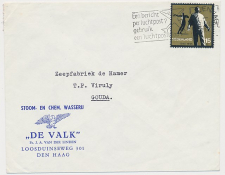 Firma envelop Den Haag 1965 - Stoom Wasserij De Valk