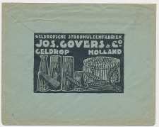 Firma envelop Geldrop 1920 - Stroohulzenfabriek