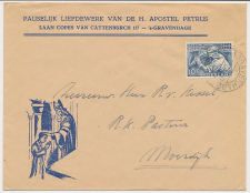 Envelop Den Haag 1952 - Pauselijk Liefdewerk van Apostel Petrus 