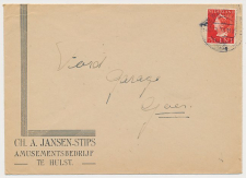 Firma envelop Hulst 1946 - Amusementsbedrijf